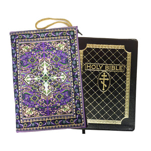 Large Woven Tapestry Bible/Tablet Pouch